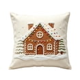 thumbnail image 2 of Fmbmuo Christmas Throw Pillow with Insert, 18x18 Inch Soft Plush Farmhouse Xmas Cushion for Sofa Couch Mantel​ Decor, 2 of 4