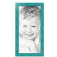 thumbnail image 2 of ArtToFrames 11" x 23" Turquoise Picture Frame, 11x23 inch Blue Wood Poster Frame (WOM-4588), 5 Pack, 2 of 7