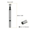 thumbnail image 2 of Forstner Drill Bit 5/16"(8mm) Dia High-Speed Steel Forstner Bit for Wood Plywood Plastic Drilling Hole Tool, 2 of 6