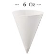 thumbnail image 2 of White Paper Cone Cups, Snow Cone Cups,coated Leakproof Cone Paper Cups For Slush, Shaved Ice, Water, 2 of 5