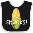 thumbnail image 3 of Inktastic Aw, Shucks Corn on the Cob Humor Boys or Girls Baby Bib, 3 of 4