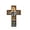 Khaki1, variant on Vintage Wall Cross, 2D Flat Jesus Religious Wall Easter Decoration Featuring Nativity Scene with Crucifixion Resurrection Figures, Gilded Frame in Golden Tones Ideal for Easter