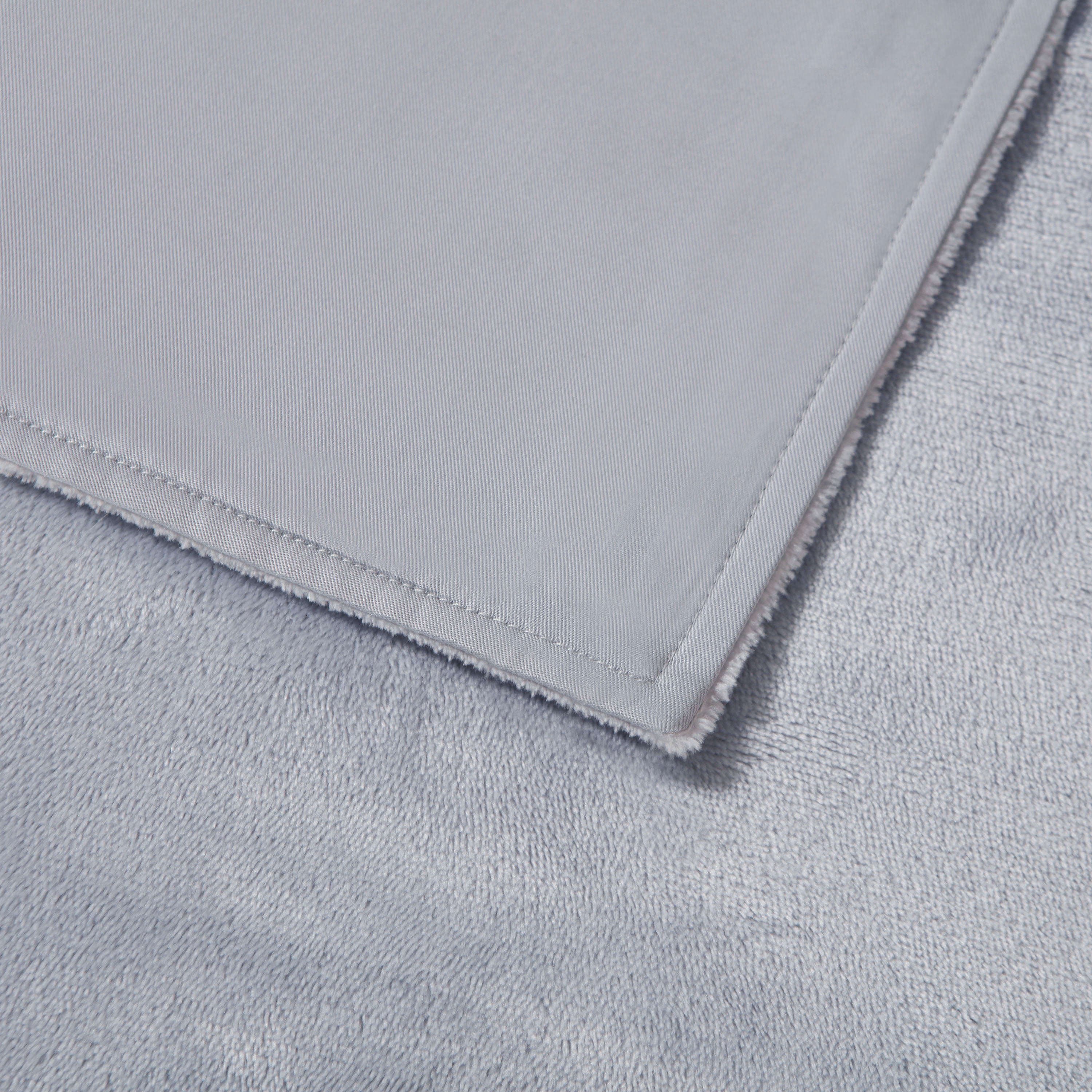 Dreamlab Bohemian Gray, White, Multi-color Microfiber Reversible Bed Blanket Queen
