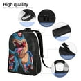 thumbnail image 5 of Fotbe Blue Dinosaur Travel Laptop Backpack, Business Slim Sturdy Laptops Backpack, Water Resistant College School Computer Bag Gift for Men & Women Fits 15.6 Inch Notebook, 5 of 8