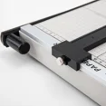 thumbnail image 6 of Paper Trimmer, 12"*10" Cut Length A4 Guillotine Paper Cutter Heavy Duty Wooden Photo Guillotine Craft Machine for Standard Cutting of Paper, Photos or Labels, 12 Sheets Paper Office Home Use, 6 of 10