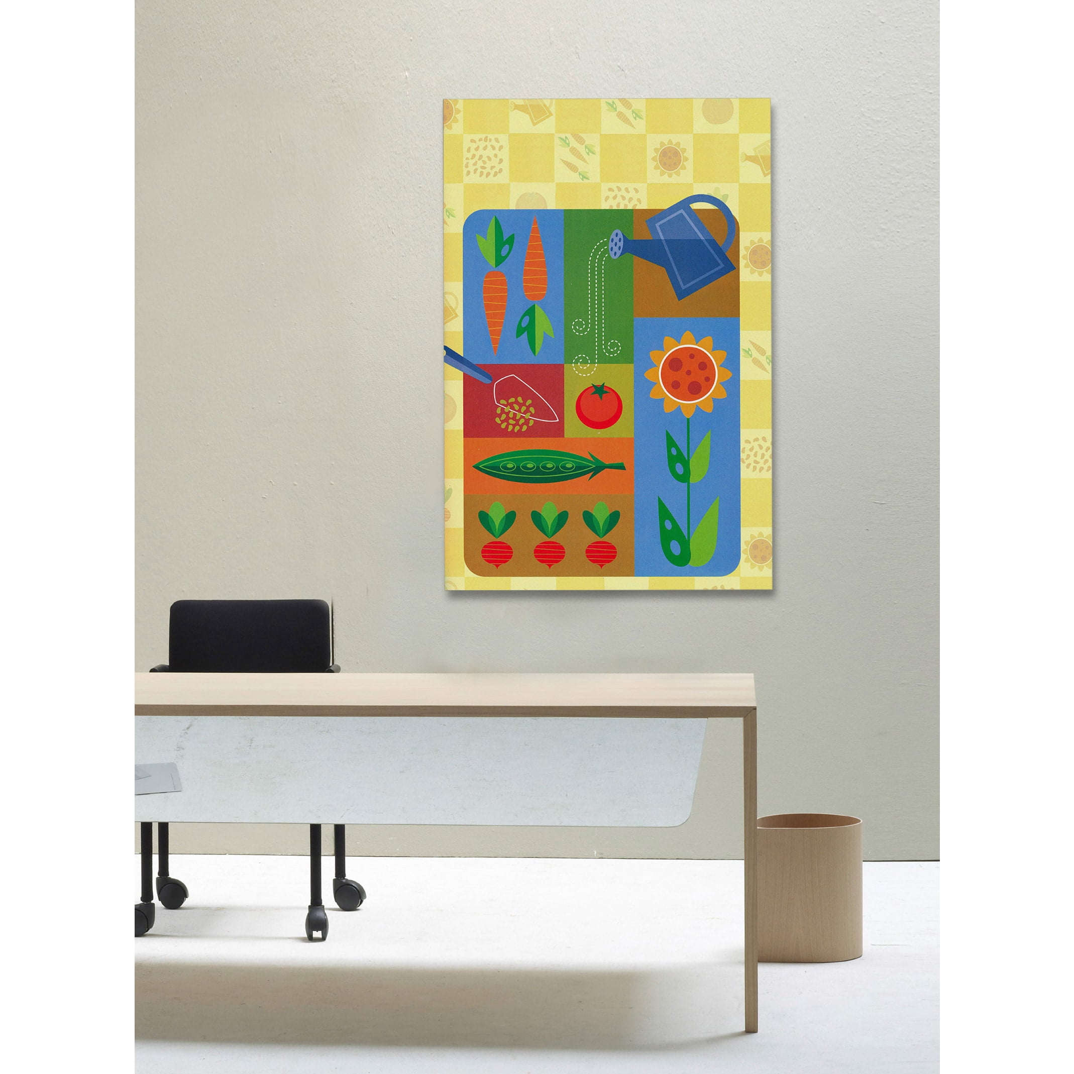 Marmont Hill "Gardening" by Curtis Painting Print on Canvas