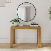 Plank+Beam 46 Modern Solid Wood Console Table, Narrow Entryway Table, Behind The Couch, Pecan