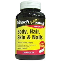 Mason Natural Body, Hair, Skin And Nails Beauty Formula Capsules - 60 Ea, 2 Pack