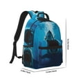 thumbnail image 2 of Honeii Open-Mouthed Shark Print Backpack for School,15.6 inch Laptop Back Pack for High School and College Students, Waterproof Computer Bookbag-One Size, 2 of 6