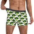 thumbnail image 2 of Kdxio Men's Boxer Briefs with Cute Broccoli Print - Comfortable and Breathable Underwear for Everyday Wear, 2 of 7