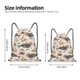 thumbnail image 4 of Drawstring Backpack - Ramadan whale Splash Proof Small Drawstring Gym Bag for Women Men, Cinch Sports String Bag Backpack for Travel Swimming Beach, 4 of 8