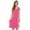 Bright Pink, variant on Dreamcrest Women's Silky Soft Nightgown - Elegant Crochet Trim Sleep Dress for Comfortable Nights (Black, Medium)