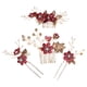 thumbnail image 2 of Sonducket 4 piezas de peinetas de flores para boda, conjunto de tocados de decoración, tocado elegante elegante para niñas, hermoso tocado de Type3 NO3, 2 of 6