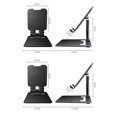 thumbnail image 6 of Xinyolin Tablet Phone Holder Stand Secure Grip 180-degree Rotation Telescopic Height Adjustable Stable Support Foldable Bracket, 6 of 8