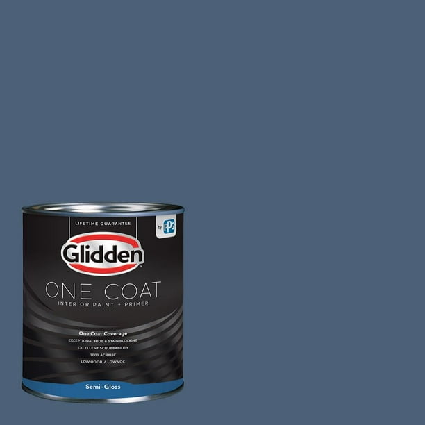 Glidden One Coat, Interior Paint + Primer, Blue Fjord