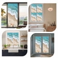 thumbnail image 7 of Coastal Beach Ocean Window Privacy Film, Nautical Starfish Shells Conch Static Cling UV Sun Blocking Heat Control Window Tint Day and Night, Non-Adhesive One Way Windows Privacy Cover 17.7''x78.7'', 7 of 7