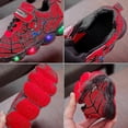 thumbnail image 2 of Children's sports shoes Spiderman luminous sports shoes children's boys LED luminous shoes, 2 of 3