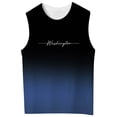 thumbnail image 3 of Wxolcjlv Boys Summer Baech Gradient Tank Top Casual Comfortable Swim T Shirt, Sizes 3-14, 3 of 4