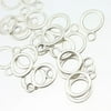 Charms O Ring Antique Silver Pendants DIY Jewelry Supplies 10 Pieces