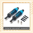 thumbnail image 2 of Vogacara 2 piezas RC coche resorte amortiguador vehículo resortes amortiguador automóvil juguete accesorios reemplazo para juguete WL Kits de construcción modelo Azul Vogacara FN012224-01B, 2 of 6