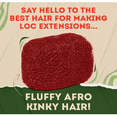 thumbnail image 2 of Locsanity 100% Afro Kinky Bulk Human Hair – 16" Natural Braiding Hair for Dreadlocks, Loc Repair, Extensions, Twists & Braids (1 oz), 2 of 8