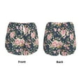 thumbnail image 6 of Uemuo Vintage Floral Pattern Women's Athletic Shorts High Waisted Running Shorts with Liner Pockets Gym Elastic Workout Shorts-Medium, 6 of 9