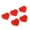 Red, variant on 5Pcs Tennis Squash Rackets Shock Absorbing Balls Vibration Dampers(Red/Pink)