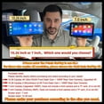 thumbnail image 2 of 10.26 Inch 4K Ultra HD/7 inch 1080P Portable Car Stereo with Wireless Carplay screen, Carplay Radio touchScreen,Car Video Player，Vehicle Car Entertainment Player, Gifts for Men, Gifts for Boyfriend, 2 of 9
