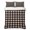 Beige Black, variant on Twin XL Quilt Set 68''x98'', Black Plaid Lightweight Bedspread Coverlet Set with 2 Pillow Shams, Vintage Country Gray Buffalo Check Gingham Breathable All Season Quilt Bedding for Dorm/Guest Room