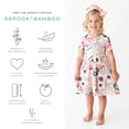 thumbnail image 3 of Vestido elegante de manga corta con estampado de cacahuete, gris francés, de 5 a 6 años, 3 of 3