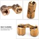 thumbnail image 5 of GOOHOCHY Bisagras de resorte cilíndricas de bisagra de cobre pesado de 2 piezas para caja de puertas (14 mm), 5 of 7