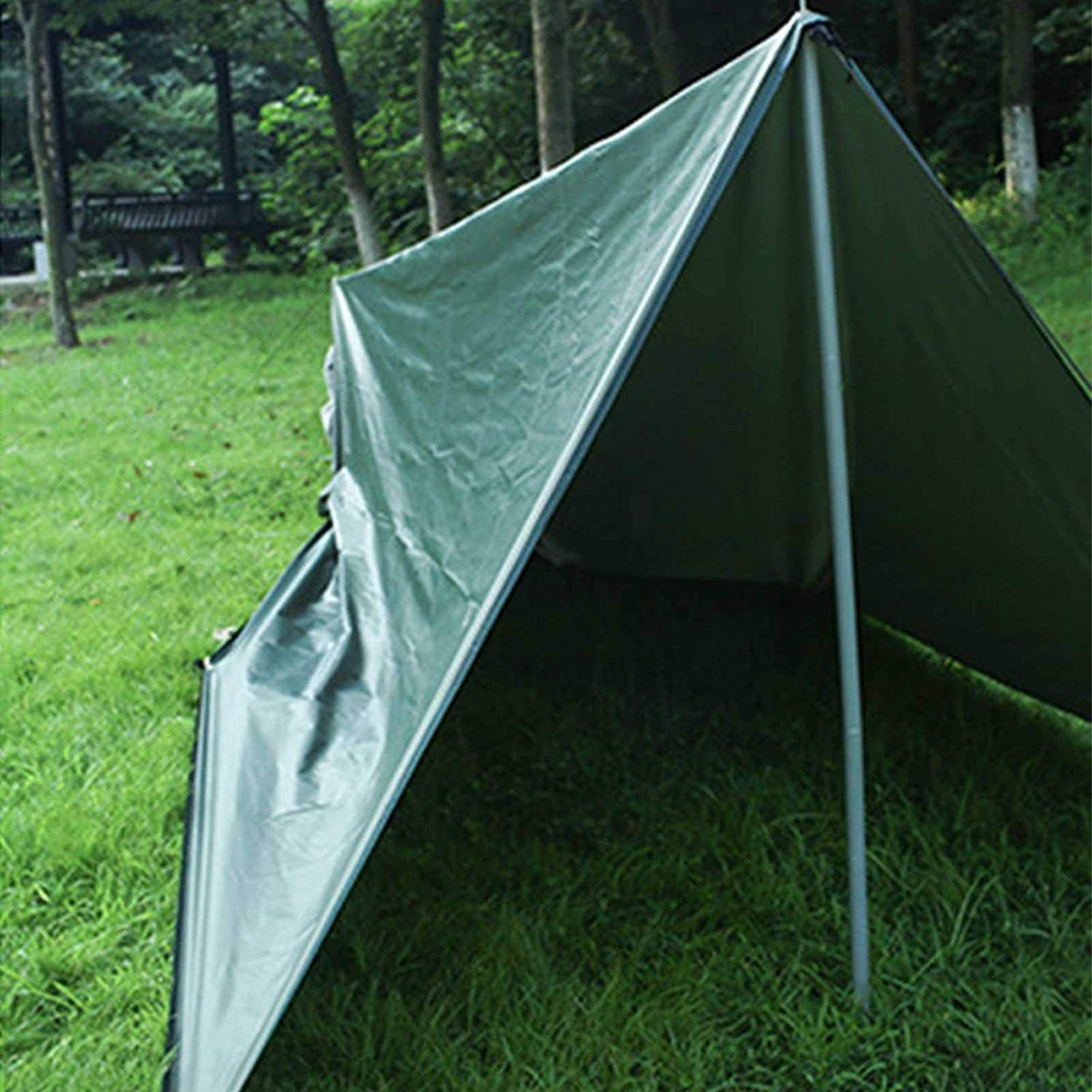 Heavy Duty 10'x20' Silver Tarp Multi-Purpose Waterproof Tent Shelter Camping 