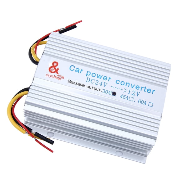Convertidor de coche,Regulador convertidor CC/CC,Convertidor CC CC,Regulador de voltaje de energía del automóvil,Convertidor reductor de CC de 24 V a 12 V