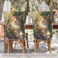 thumbnail image 5 of Decorative Chair Back Cover One Size x2 Chair Cover Dining Chair Slipcovers Chair Back Decoration Festival Chair Decoration Sleeping Cute Cat, 5 of 6
