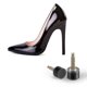 thumbnail image 5 of 6 Pares TPU Alto Tacón Puntas Zapatos Reemplazo Tapa para Mujeres Alto Tacón Zapatos 3mm Pasador, 7mm Redondo Forma Tacón Reparación Tapas, Negro, 5 of 5