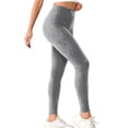 thumbnail image 2 of Stamzod High Waisted Leggings for Women Knit Ribbed Butt Lifting Leggings Fall Winter Stretchy Workout Yoga Pants, 2 of 8