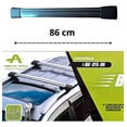 thumbnail image 2 of Barras Porta Equipaje Autos American World Tipo Fibra De Carbono 86cm Negro, 2 of 5