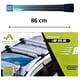 thumbnail image 2 of Barras Porta Equipaje Autos American World Tipo Fibra De Carbono 86cm Negro, 2 of 5
