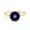 Yellow Gold Plated, variant on Natural Solitaire Moissanite Lapis Lazuli Gemstone Women Ring Solid 925 Sterling Silver, Yellow Gold Plated, thin band, Size 9 US