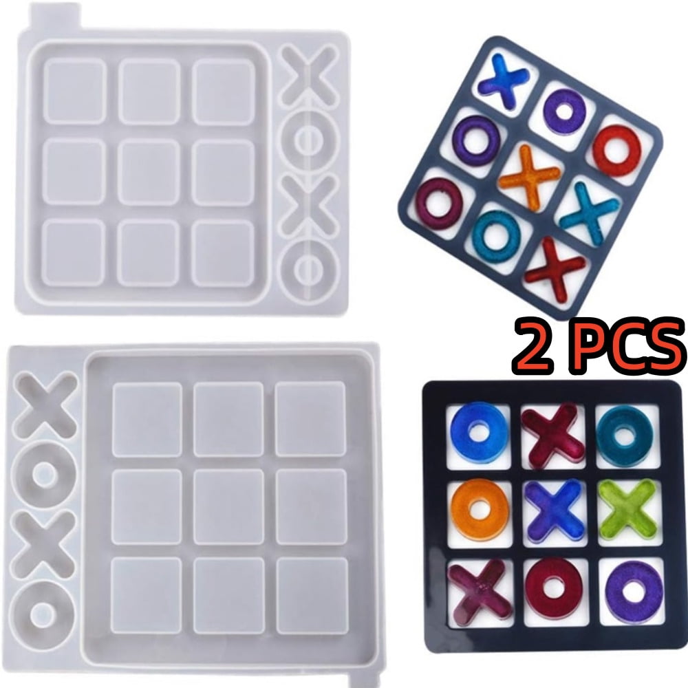 Puzzle Piece Silicone Molds For Resin - Triangle & Tangram Shapes, 115x105mm, DIY Craft Molds