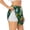 White, variant on Vsdgher Sport Monster Print Women's Running Double Layer Shorts High Waisted with Pockets Elastic Yoga Workout Athletic Gym Sports