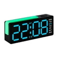 thumbnail image 2 of Reloj despertador digital con fecha y temperatura | Reloj LED con día y calendario | Reloj de escritorio multifunción para dormitorio, 2 of 6