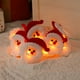 thumbnail image 4 of Guirnalda de Luces Navideñas de Muñeco de Nieve de Tela | Luces Colgantes de 165 Cm | Plástico Rojo | Decoración para Interiores y Exteriores | Bombillas Led de Bajo Voltaje, 4 of 6