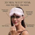 thumbnail image 3 of 2025 Latest Model Adjustable 22 Momme 100% Mulberry Silk Sleep Mask, Upgraded 3D Contoure, 3 of 5