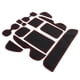 thumbnail image 1 of 13PCS Interior Antideslizante Antipolvo Portavasos Insertos Consola Central Forro Juego de Alfombrillas Textura 3D Antideslizante Arañazos Reemplazo para 2019-2021 ANGGREK Otros, 1 of 8