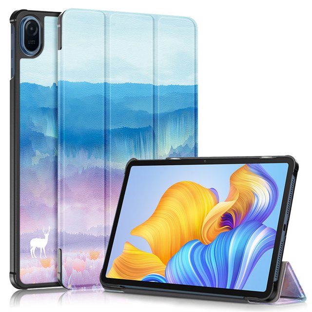 Étui pour Huawei Honor Pad 8 12 Pouces 2022 Étui en Cuir Peint Pliable Rigide pour Funda Honor Pad 8 Étui pour Honor Tablette 8 MHL Honor Pad 8 12 Pouces