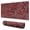 Red Christmas Snow, variant on Long Mouse Pads for Desk,Red Christmas Silhouette Pattern Desk Mats on Top Of Desks, Desk Mouse Pad Extra Large with 3mm Non-Slip Base and Stitched Edge for Gaming,Office,Work,Home 31.5x11.8in