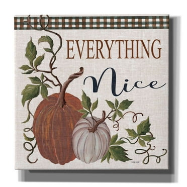 Epic Graffiti 'Everything Nice' by Cindy Jacobs, Canvas Wall Art, 12"x12"