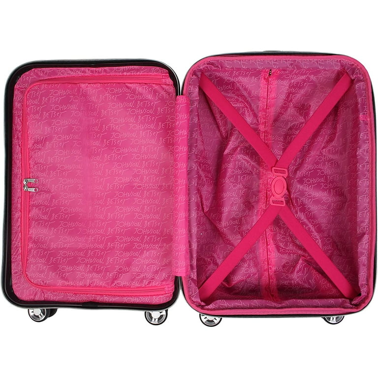 Betsey Johnson Designer 20 inch Carry on Luggage Hardside Luggage
