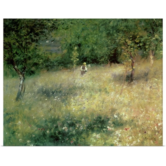 Great BIG Canvas | Rolled Pierre Auguste Renoir Poster Print entitled Spring at Chatou, c.1872 5